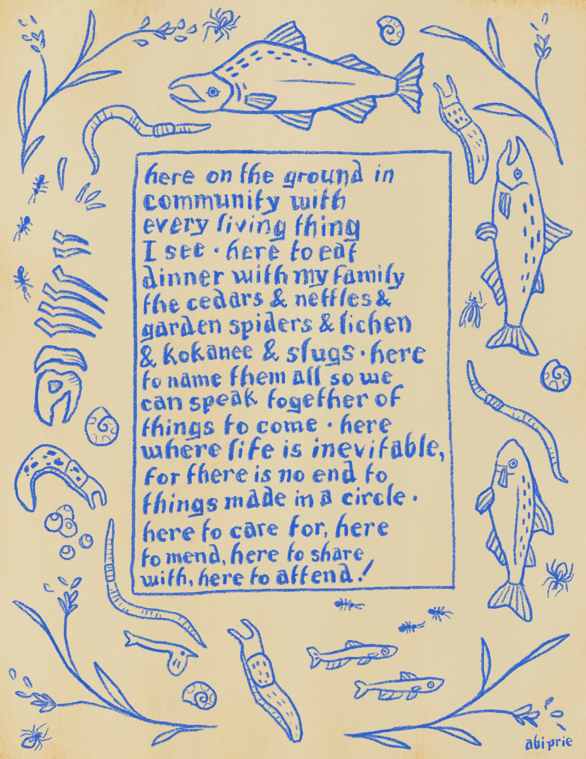 Here on the Ground by Abi Prie